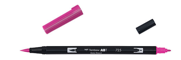ABT Dual Brush Pen 725 rhodamine red