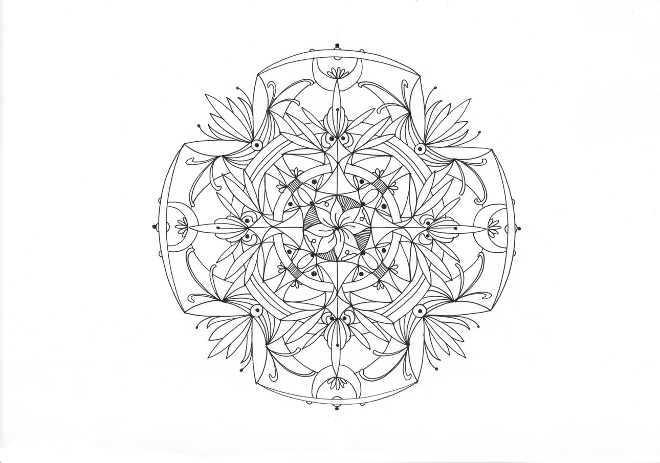  Foto zu Tombow Europe: Mandala zeichnen in wenigen Schritten│Tombow 