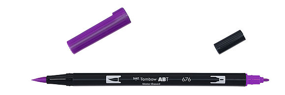 Tombow ABT Dual Brush Pen 676 royal purple
