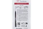 Coffret de feutres pinceaux Tombow Fudenosuke 5+1, pointe souple, noir