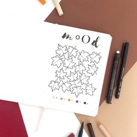 Mood Tracker Autumn Leaves