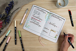 Kit bullet journal créatif pastel