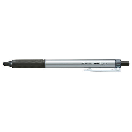 Ballpoint pen MONO graph Lite silver with black ink