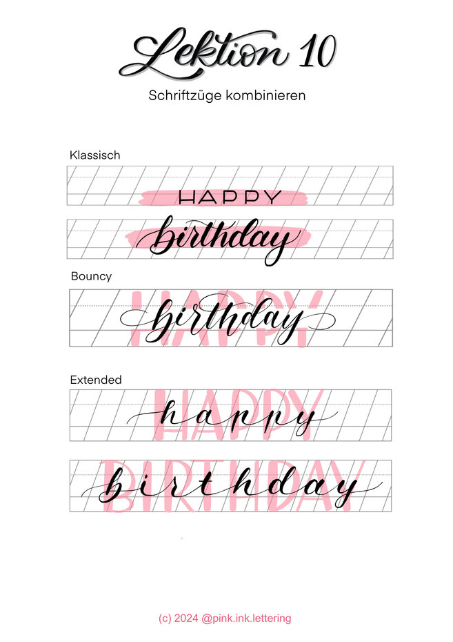 Tombow Europe: Kostenlose Handlettering Vorlagen