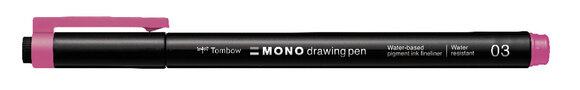MONO drawing pen Fineliner rose 0,3 mm