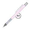 The MONO graph mechanical pencil with a 0.5 mm lead in delicate pink offers an elegant look and high functionality. Thanks to the shake mechanism and a twist-out eraser with protective cap, it is perfect for fine drawings and precise writing – ideal for school, studies, or creative work.