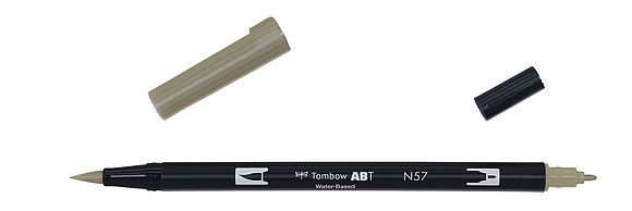 Tombow ABT Dual Brush Pen N57 warm gray 5