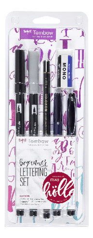 Coffret de lettrage au pinceau "Débutant"