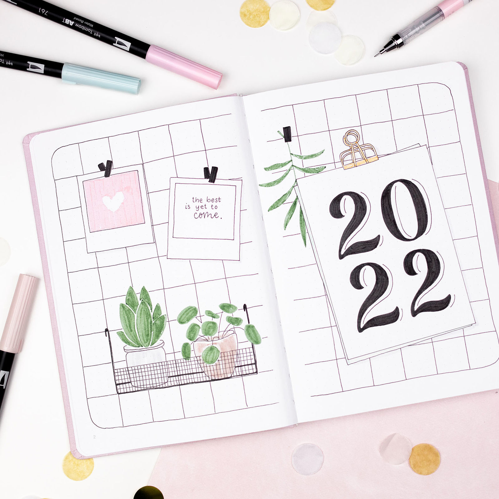 Naar de waarheid spoor Profeet Free Bullet Journal Templates | Tombow