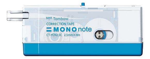 MONO note transparent bleu
