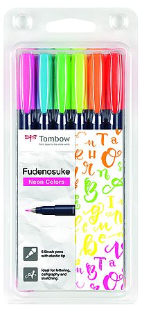 Fudenosuke Neon 6er-Set