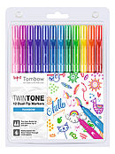 TwinTone set van 12 Rainbow Colors