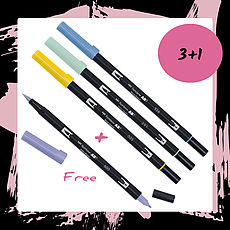 Tombow ABT Dual Brush Pen 3+1