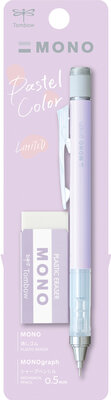 MONO graph en MONO gum pastel Lavender, 0,5mm, blister