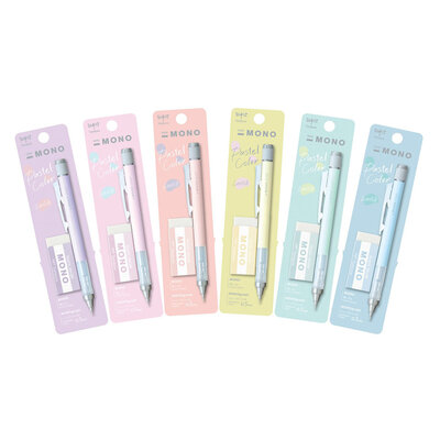 MONO graph Druckbleistift und MONO Radierer pastel , Ice Blue, 0,5mm