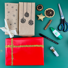 DIY Weihnachtsgeschenk Verpackung