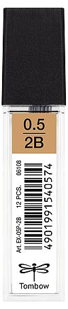 Lood voor mechanisch potlood lijndikte 0,5 mm dureté 2B