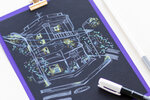 Fudenosuke Pastel for black paper set of 6