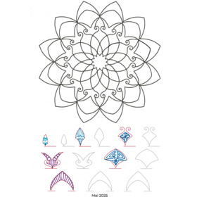 Création Mandala zeichnen "Essor"