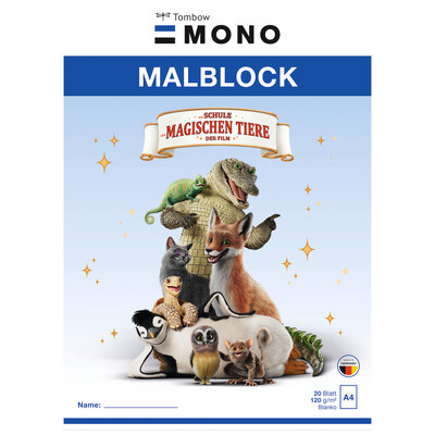 Limitierte Edition Malblock – Die Schule der magischen Tiere