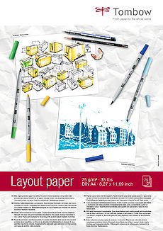 Papier layout A4, 75 feuilles