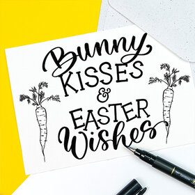 Belettering met Bunny Kisses