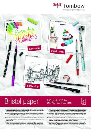 Papier bristol A5, 25 feuilles