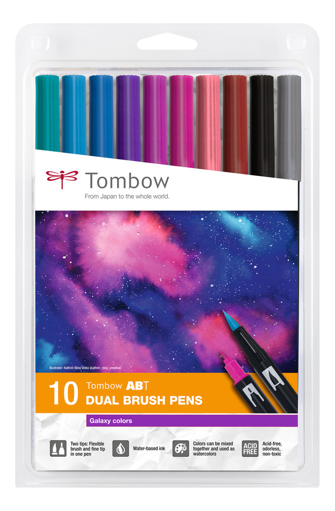 Dual brush pen tombow