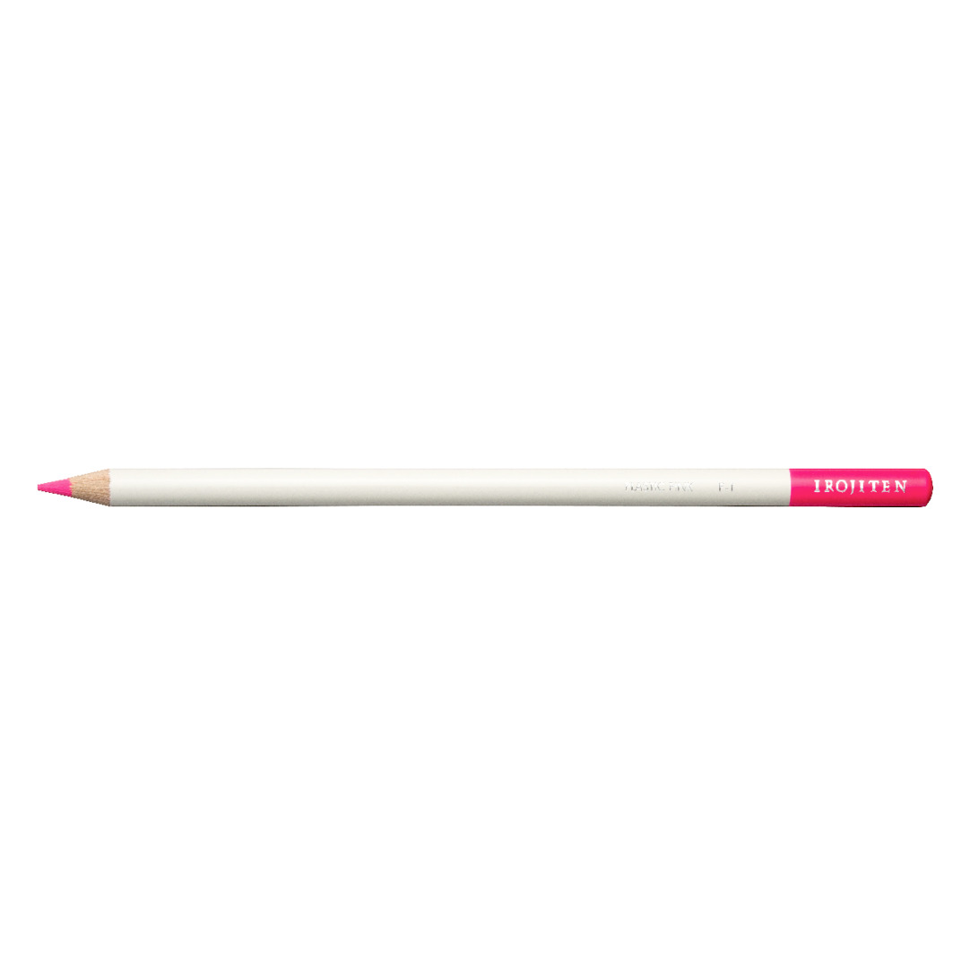 Crayon de couleur IROJITEN, rose plastique