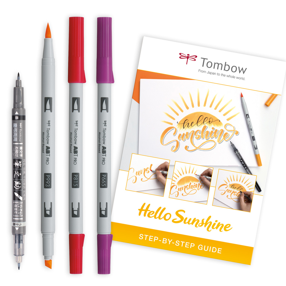 Tombow Sunny Lettering Set