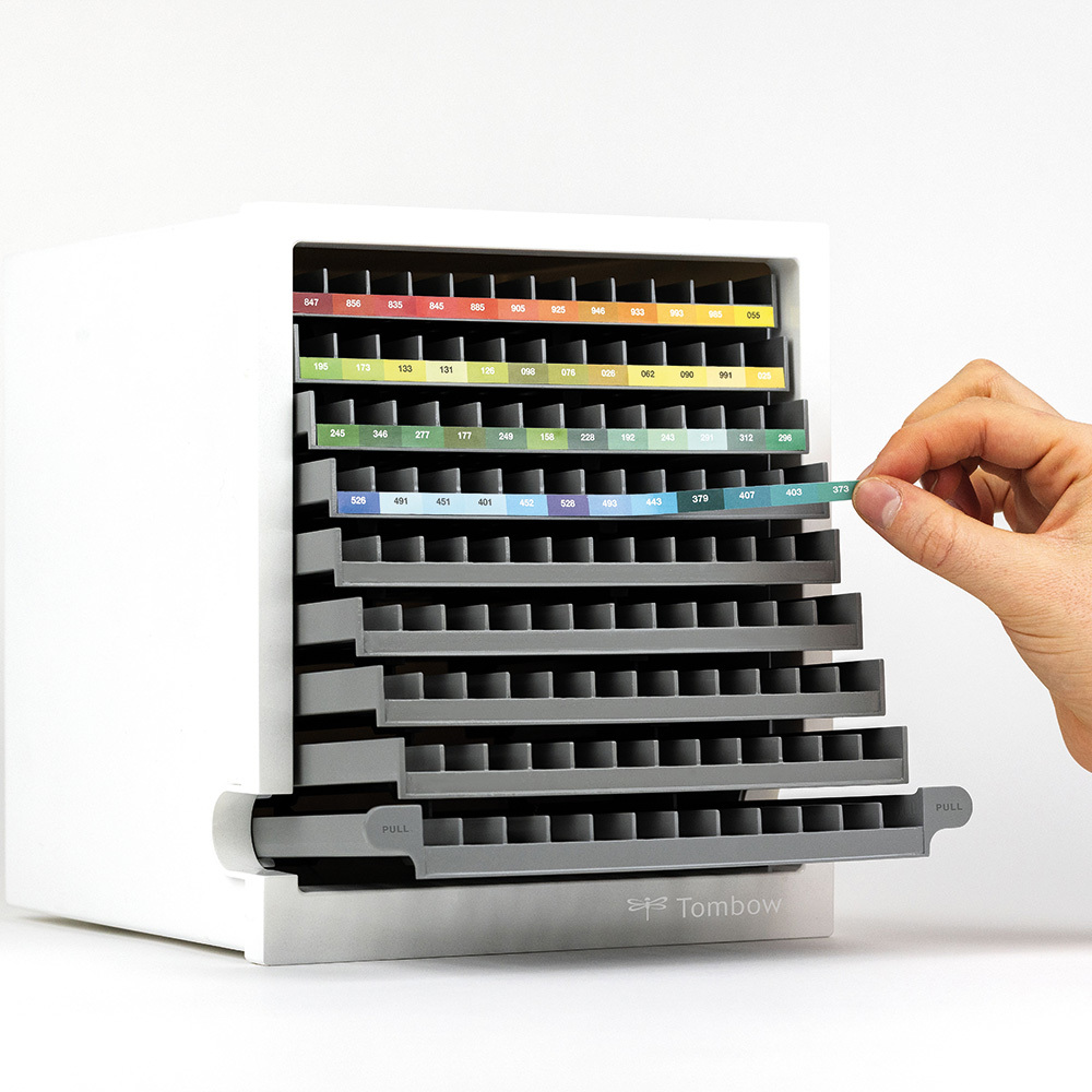 Boîte de rangement en bois pour marqueurs, bouteille de pigments, support  de pinceau, support modulaire, adapté