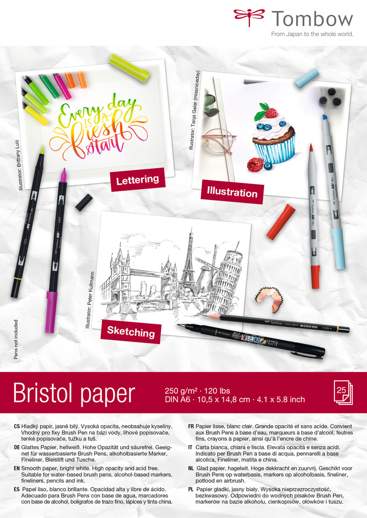 Bristol paper A6