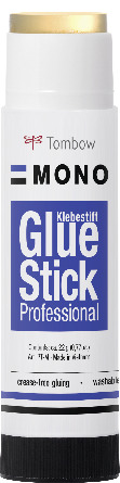 Tombow Mono Glue Stick Package of 2, Washable Glue Stick, Paper