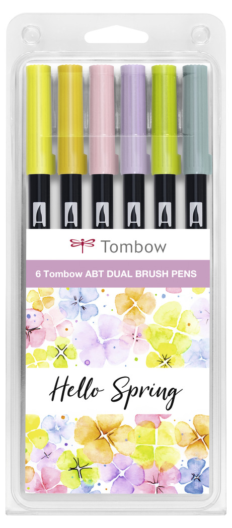Tombow ABT Dual Brush Pen 6er Set Customized