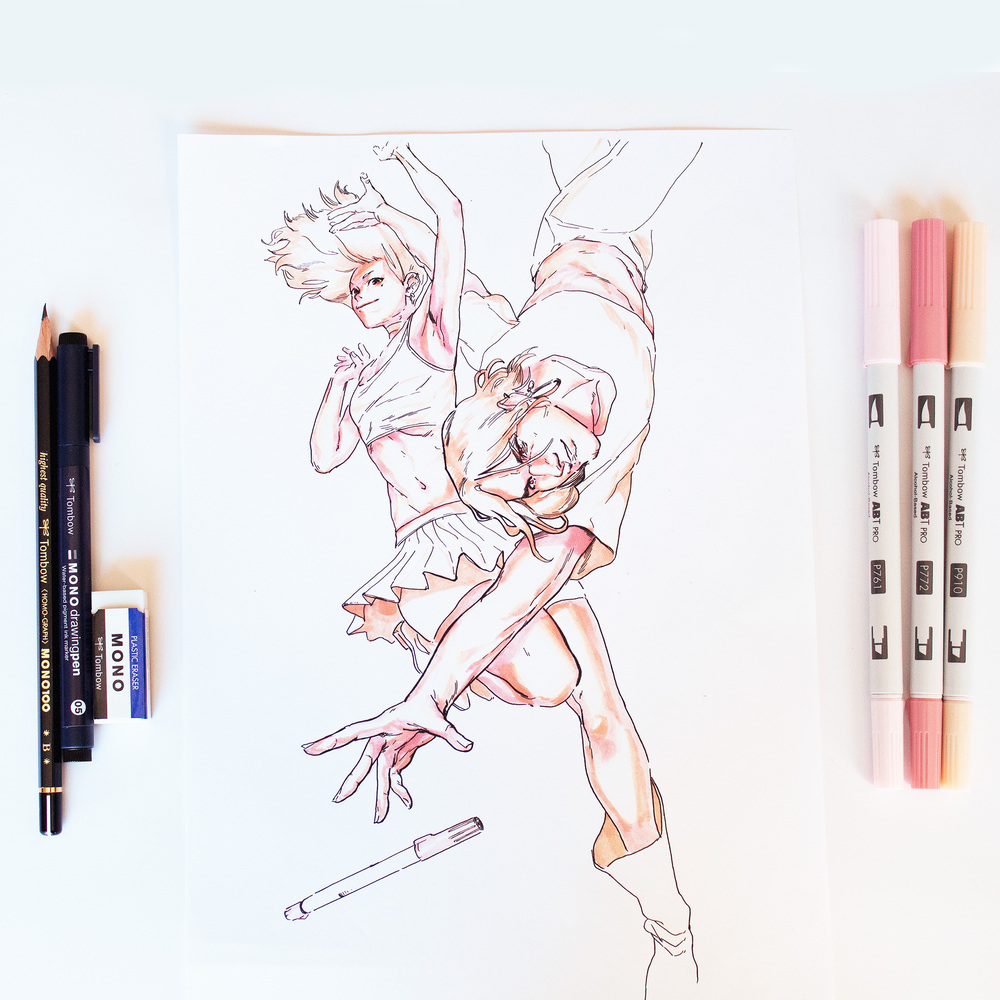 Kit de dessin professionnel au crayon, Kit de dessin Tombow MONO, Ensemble  de crayons, Esquisse, Illustration, Scrapbooking, Anime, Manga Abordable -   France