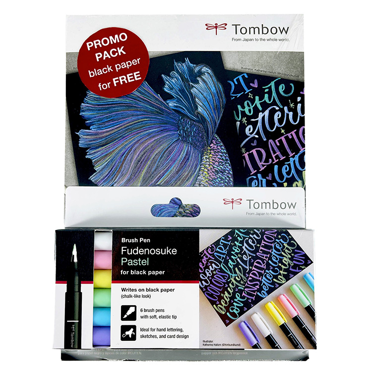 Promotional Six Color Pencil Sets in Box (Black)